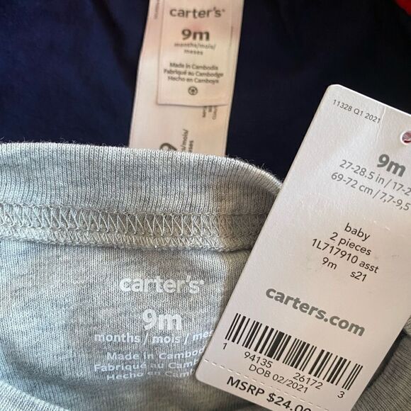 CARTER's Baby Boy Firecracker Tee & Short Set - Picture 5 of 7